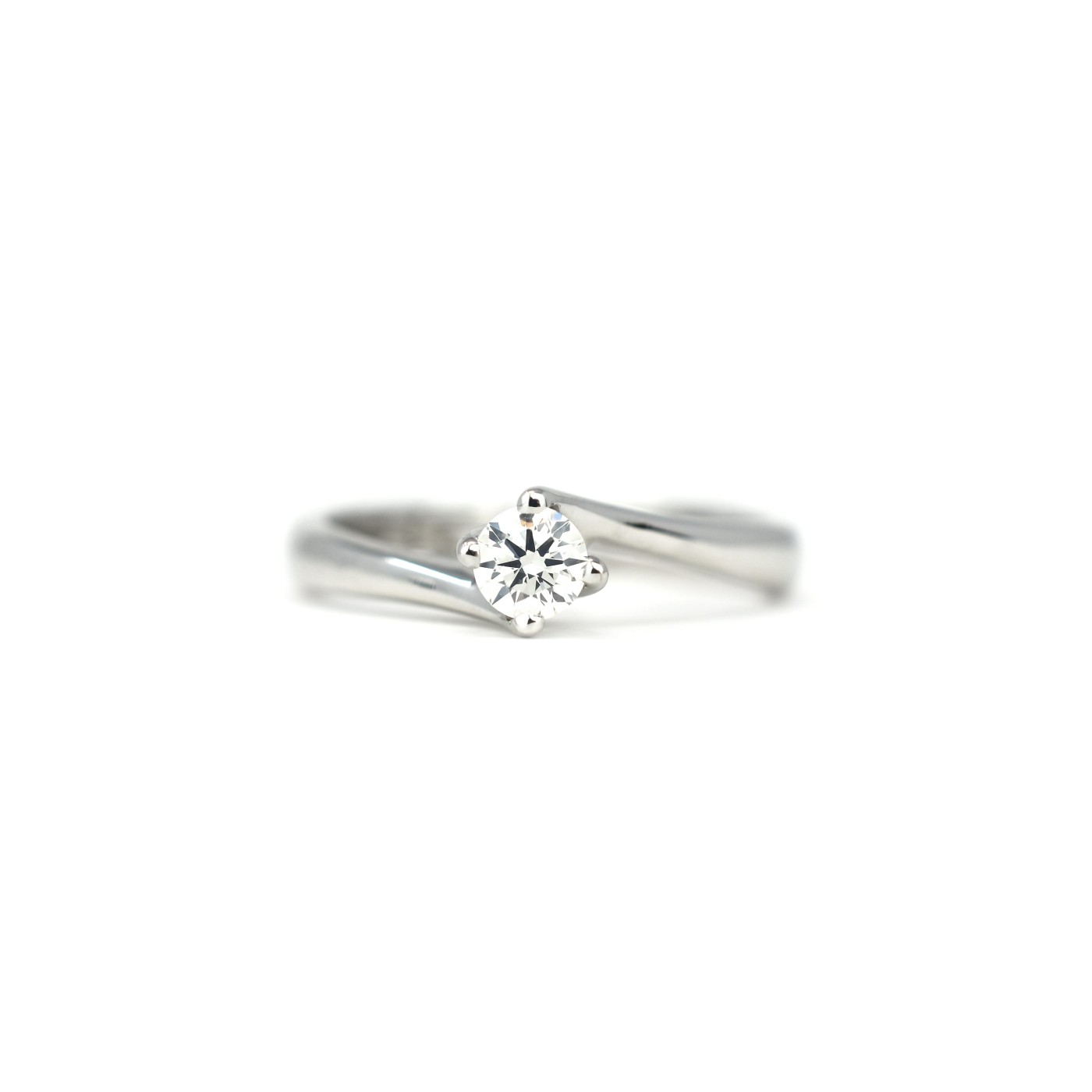 Anello brillante solitario da 0,22 carati
