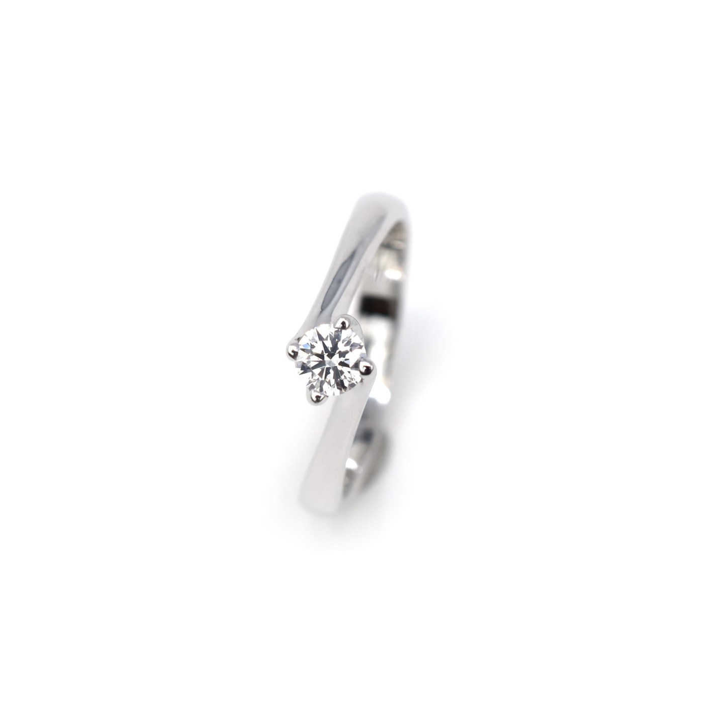 Anello brillante solitario da 0,22 carati