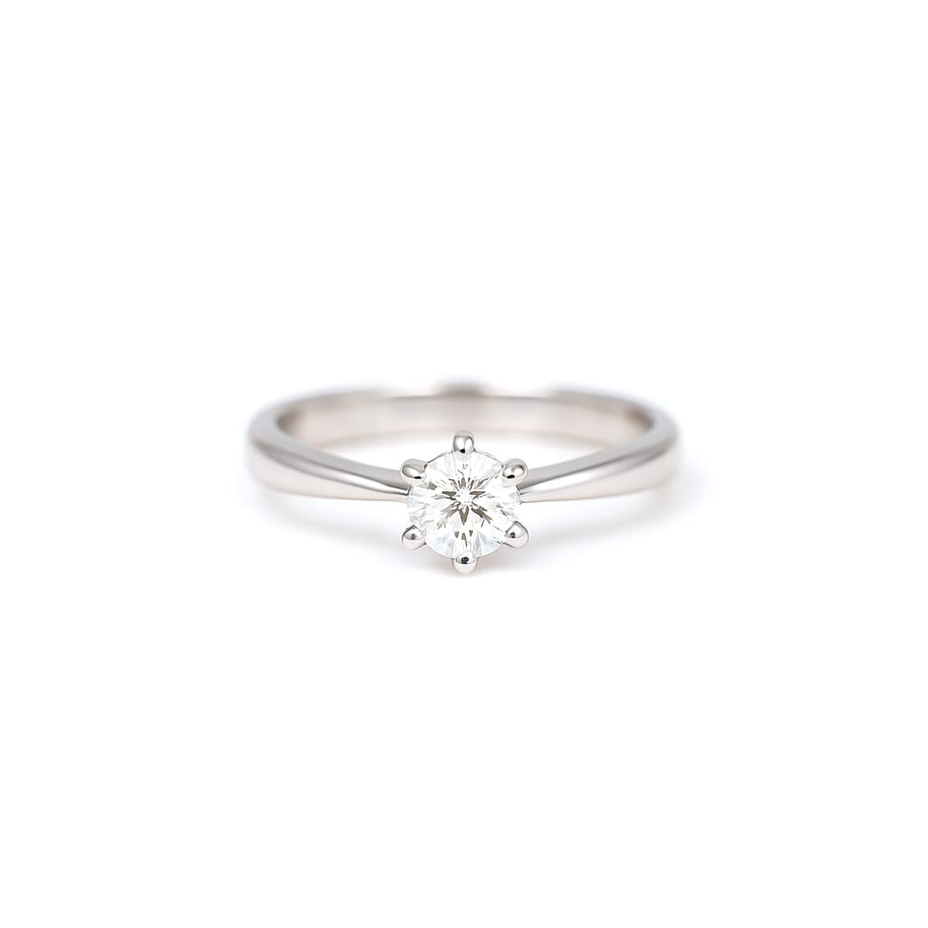 Anello solitario con brillante