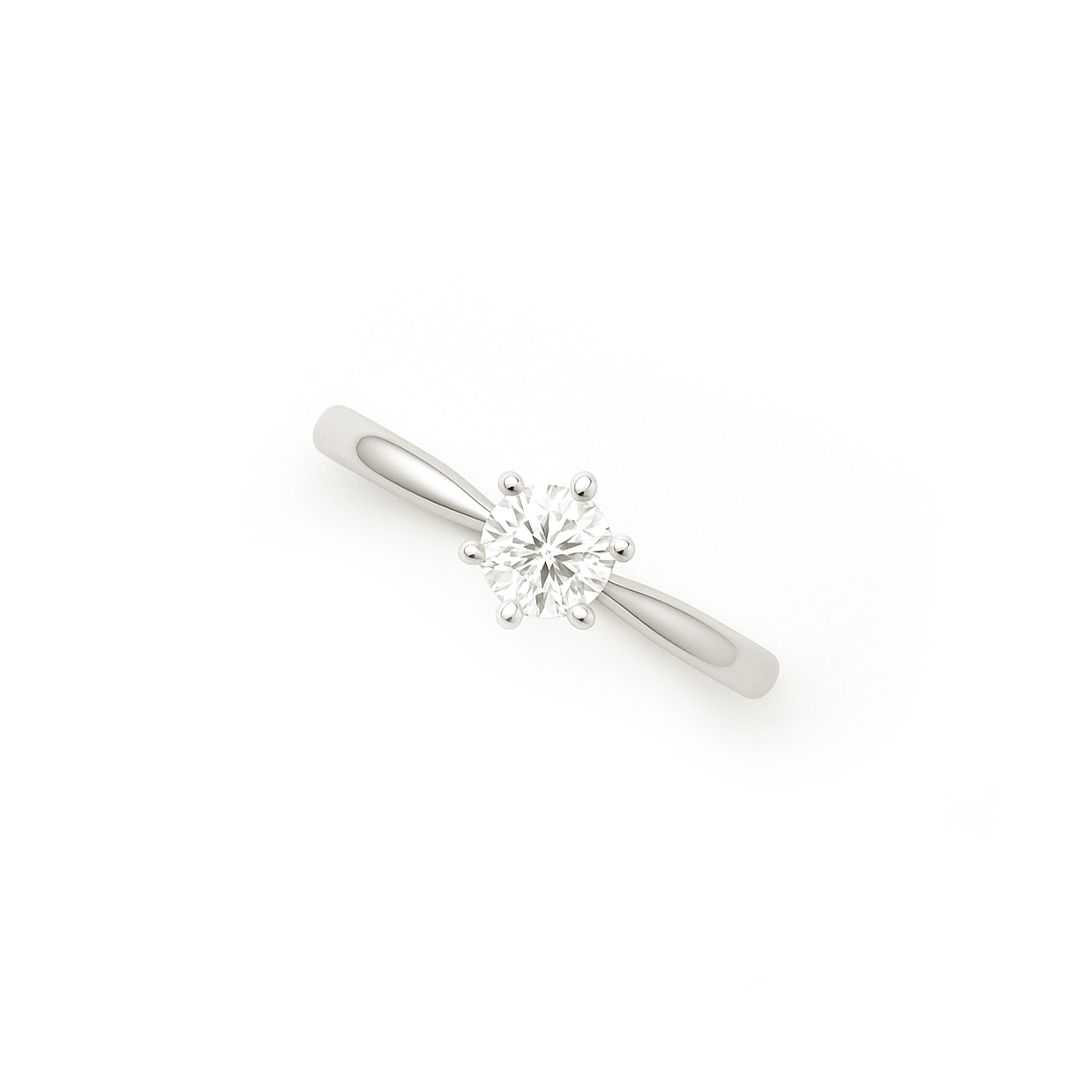 Anello solitario con brillante